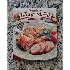 Taste of Home 5 Ingredient Cookbook Hardcover Spiral Bound Easy Recipe Book 2005